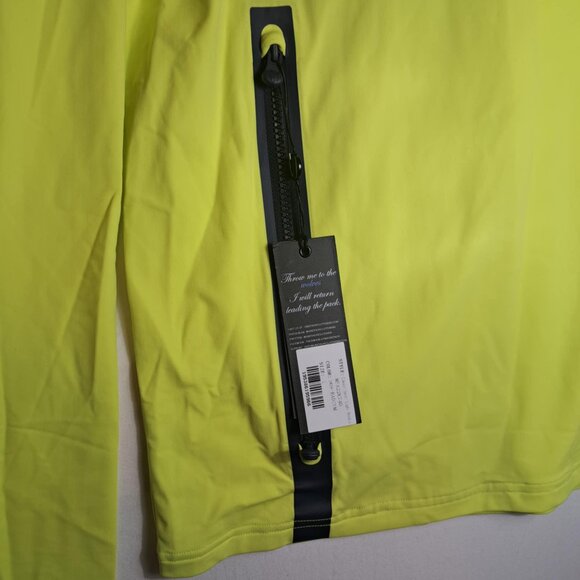 Greyson Hoodie Mens Yellow Cokato Sport Light Stretch Golf Pullover Radium Large - Picture 7 of 10